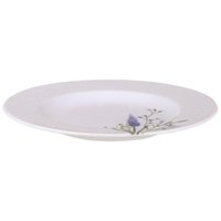 Prato Sobremesa 21cm Tramontina Lilla em Porcelana Decorada