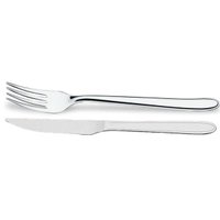 Faqueiro 60 Pessoas Garfo e Faca Churrasco Inox Siena Mesa