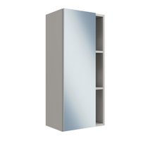 Armário Organizador de 2 Prateleiras e Porta com Espelho