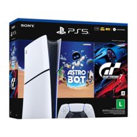 Console Sony Playstation 5 Slim Digital +2 Jogos Console Sony Playstation 5 Slim Digital +2 Jogos