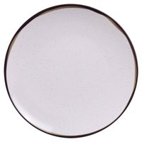 Jogo 12 Pratos Sobremesa 21cm em Porcelana Tramontina Canyon Cozinha Servir Doces Mesa Posta