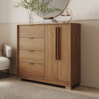 Cômoda 4 Gavetas 2 Portas Carraro Freijó