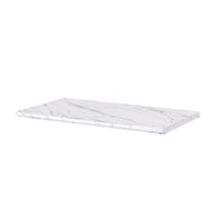 Tampo p/ Balcão Cozinha Brilhante 80cm Marmorizado Calacata - MGM