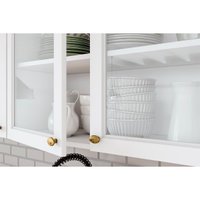 Kit Cozinha Modulada 5 Peças Americana (2Aéreos+2Balcões+1Complemento) s/Pia CZ131 Branco - Henn