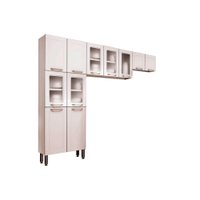 Kit de Cozinha Completa 3 Peças Colors (2Aéreos+1Paneleiro) CPT81 Branco - Bertolini