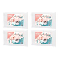 Travesseiro Infantil BB3002 Nasa Baby Antissufocante 200 Fios Impermeável Kit c/ 4 Un (30x40x4) - Duoflex