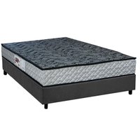 Conjunto Box Casal: Colchão Espuma Paropas D23 AG65 Royalle Rustico + Base CRC Suede Gray (138x188)