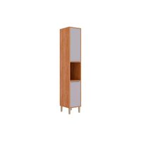 Paneleiro de Cozinha Celeste c/ 2 Portas 37cm Cinamomo/Platina - MGM