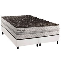 Conjunto Box King: Colchão Espuma Paropas D33 Pasquale Plus + Base CRC Corano White (193x203)
