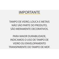 Balcão p/ Banheiro Marquesa c/ 1 Gaveta e 1 Nicho 80cm Branca/Nature - Nesher