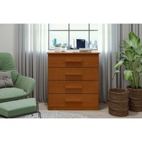 Cômoda Solteiro Baião c/ 4 Gavetas Frassino - Lopas