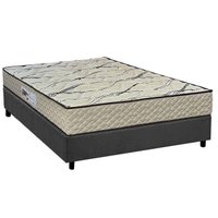 Conjunto Box Casal: Colchão Espuma Paropas D33 AG65 Max Sono + Base CRC Suede Gray (138x188)