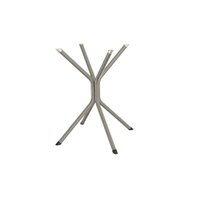 Base Mesa de Jantar Creta M088 Aço s/ Tampo Niquel - Kappesberg