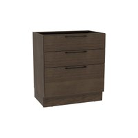 Balcão de Cozinha Amsterdam PH 3133 c/ 3 Gavetas e Divisor de Talheres s/ Tampo 80cm Avela - Herval