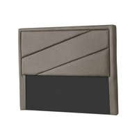 Painel de Cama Box Estofada Casal Oxford Suede Bege - Probel