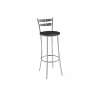 Banqueta Sala de Jantar Jade 1B699CR Aço 1 Un Cromado/ano Preto - Kappesberg