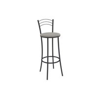 Banqueta Sala de Jantar Petra 1B700PRF Aço 1 Un Preto/Boucle Cinza - Kappesberg