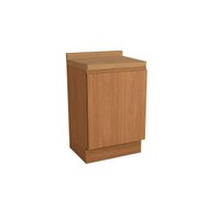 Balcão de Cozinha Modulado c/ Tampo Ciela R623 c/ 1 Porta 60cm Canela - Kappesberg