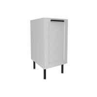 Gabinete de Cozinha Modulado CZ-3303 s/ Tampo c/ 1 Porta 40cm Branco - Tecno Mobili