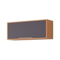 Armário de Cozinha Modulado Esplendida Geladeira c/ 1 Portas Basculante 80cm Freijo/Titanium - MGM