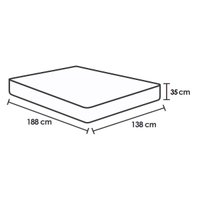 Colchão Casal Molas Ensacadas SuperPocket Airtech Spring OrtoPillow (138x188x35) - Ortobom