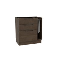 Balcão de Cozinha Amsterdam PH 3139 c/ 3 Gavetas e 1 Toalheiro s/ Tampo 80cm Avela - Herval