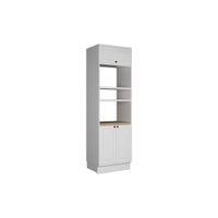 Paneleiro de Cozinha Évora PH 3127 Torre Quente c/ 3 Portas (1 Basculante) e 2 Nichos p/ Forno 70cm Branco - Herval