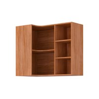 Armário Aéreo Cozinha Modulado Estela de Canto c/ 5 Nichos 92cm Cinamomo - MGM