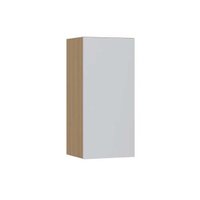 Armário Aéreo Cozinha Modulado Allure c/ 1 porta 40cm Jequitiba/Gris Fosco - Linea Brasil