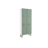 Paneleiro de Cozinha Bella c/ 6 Portas 80cm Verde - Bertolini