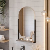 Espelho Decorativo Ori Metalon 100% Mdf Cimento - Mgm Móveis