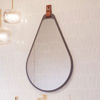 Espelho Decorativo Gota 100% Mdf Titanium - Mgm Móveis