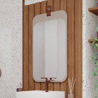 Espelho Decorativo Monet 100% Mdf Cappuccino - Mgm Móveis
