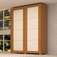 Guarda-Roupa Helena 2 Portas 2 Gavetas 100% Mdf Flex Cinamomo/Off White - Acp Móveis