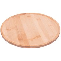 Tábua de Bambu Giratória 30x2cm Lyor Servir Frios Embutidos Petiscos Salgados