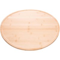 Tábua Giratória 360° de Bambu 45x2,5cm Lyor Bandeja Centro de Mesa Petisco