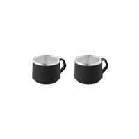 Conjunto 2 Xícaras para Café Tramontina 64760303 80ml Preto