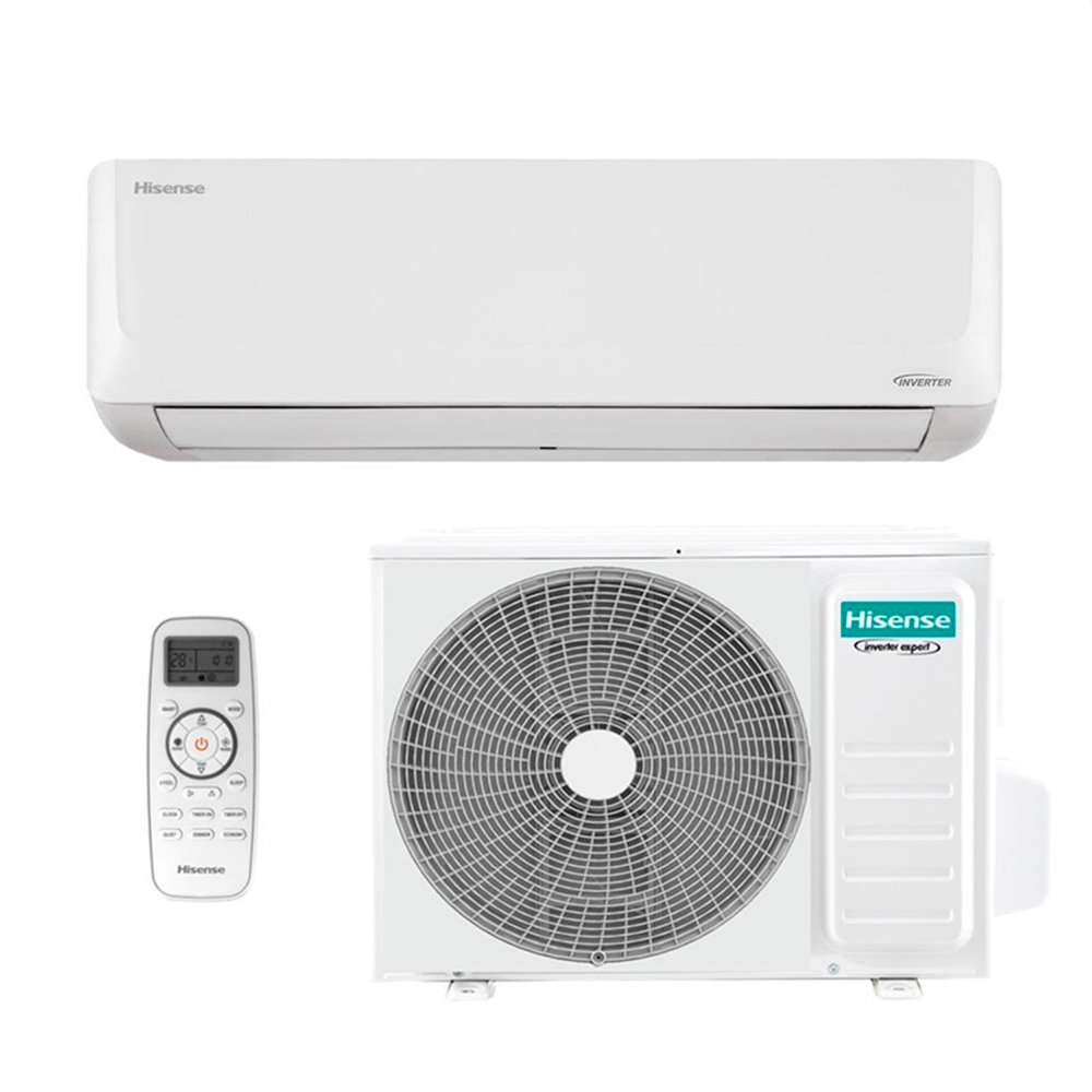 Ar Condicionado Split Hi Wall - Inverter R-32 - Hisense - 9.000 BTUs - Frio - 220V Monofásico