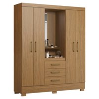 Guarda Roupa Casal Capela 4 Portas 164 cm Paris Atacama ARMoveis