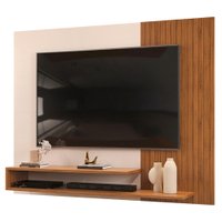 Painel P/ TV Até 50 Polegadas Detalhe Frisado Com Prateleiras Gael