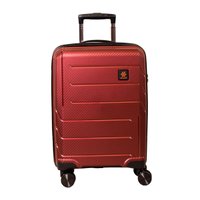 Mala Pequena de Bordo Navegat Expansível Violeta Rodas Duplas Cadeado TSA Polipropileno