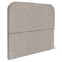 Cabeceira Casal 140 cm Com Frame Alana Boucle Bege Escuro Artte