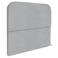 Cabeceira Casal 140 cm Com Frame Alana Boucle Cinza Artte