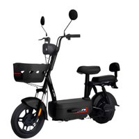 Bicicleta Elétrica Scooter com Alarme 500W 48V Bee Preta Duos