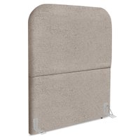 Cabeceira Solteiro 90 cm Com Frame Alana Boucle Bege Escuro Artte