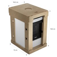 Fogão Consul 4 Bocas Branco com Mesa Esmaltada - CFO4ZAB