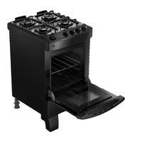 Fogão 4 Bocas Preto Consul com Mesa Esmaltada - CFO4ZAE