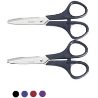 Kit 2 Tesouras Escolar Sem Ponta 5