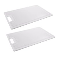 Kit 2 Tábuas de Corte Multicorte Profissional Branca 44x30cm Cinquetti Restaurante