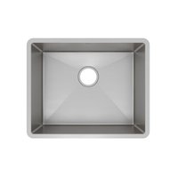 Cuba Mekal Reta LR50 em Aço Inox Escovado 50x40x23 cm com Válvula